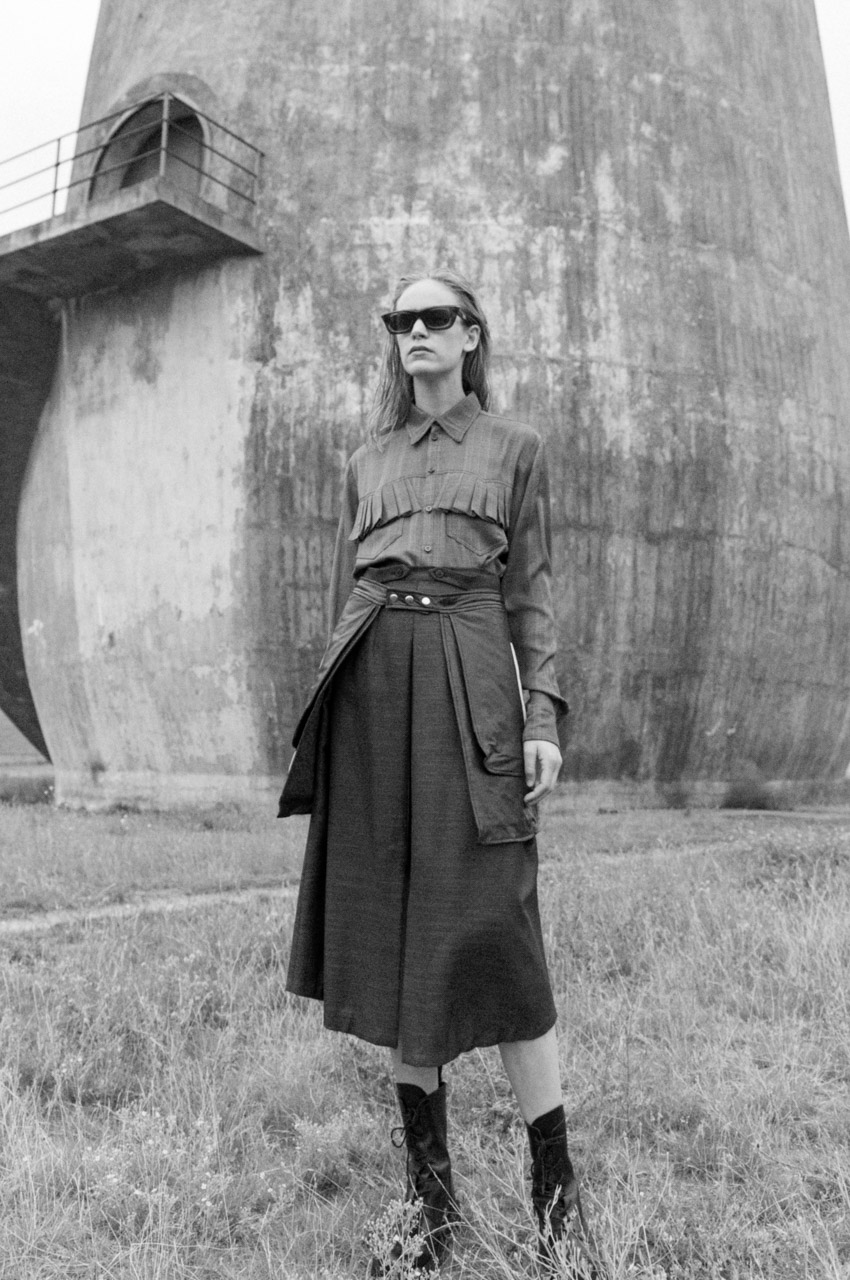 Zum Trudelturm — Top Fomme Belt Don Aretino Skirt Brachmann Sunglasses Kuboraum