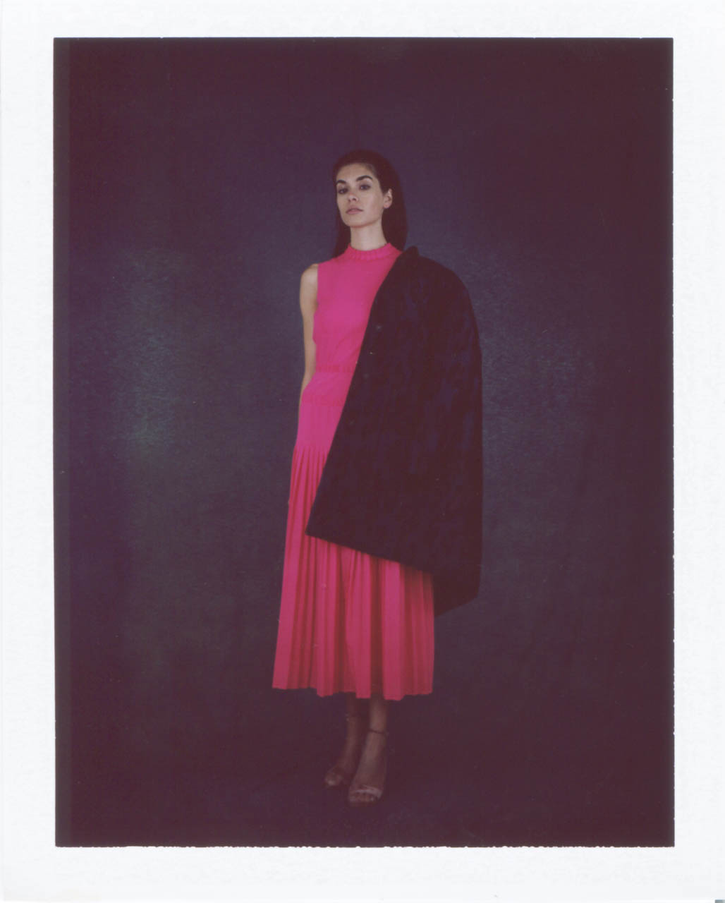 Polaroids — Dress Malaikaraiss Coat Odeeh Necklace Nina Kastens