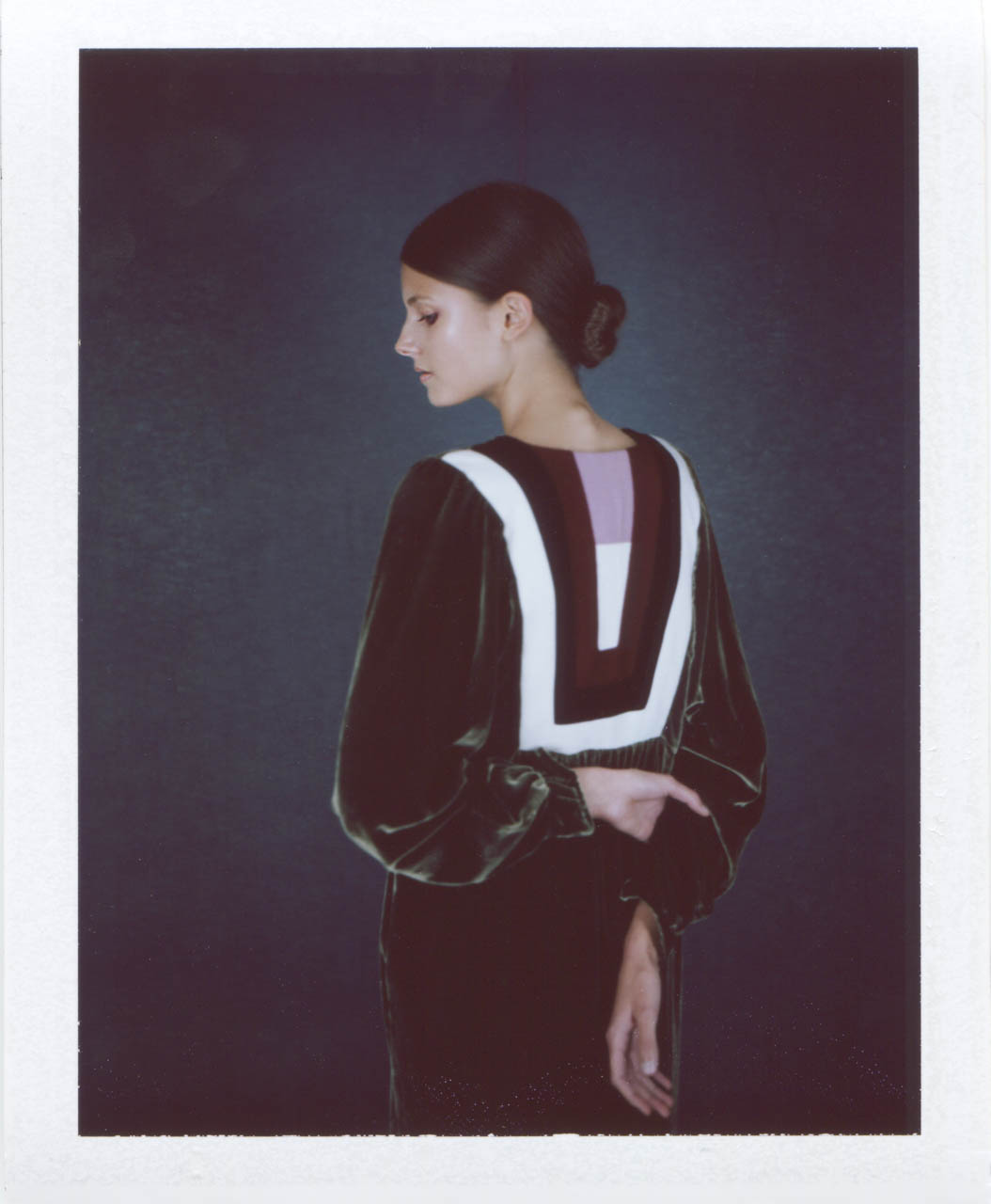 Polaroids — Dress Black Velvet Circus