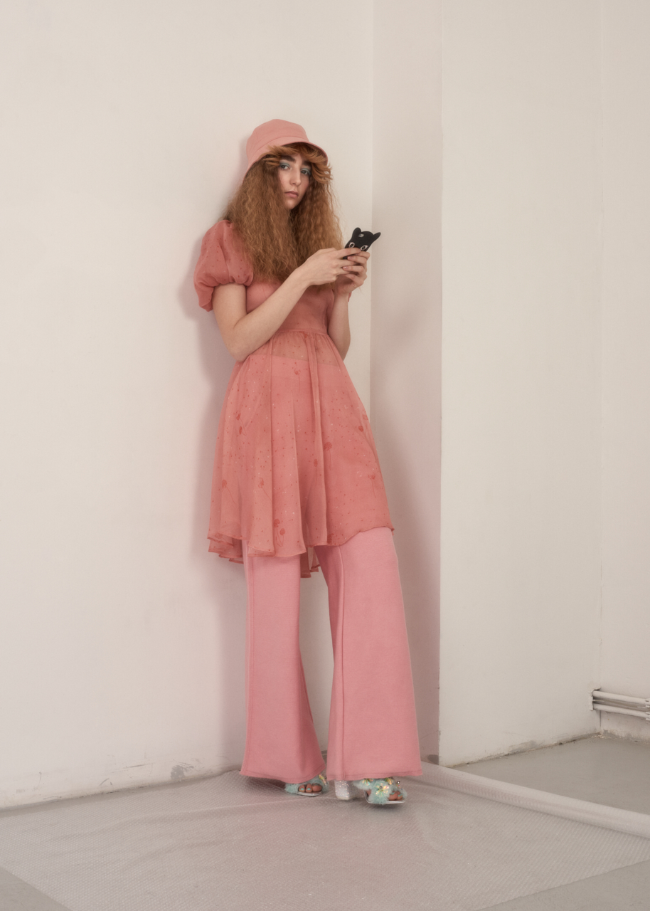 Go With The Fuzz — Dress Stine Goya Pants Molli Shoes & Hat ASOS iPhone case Iphoria