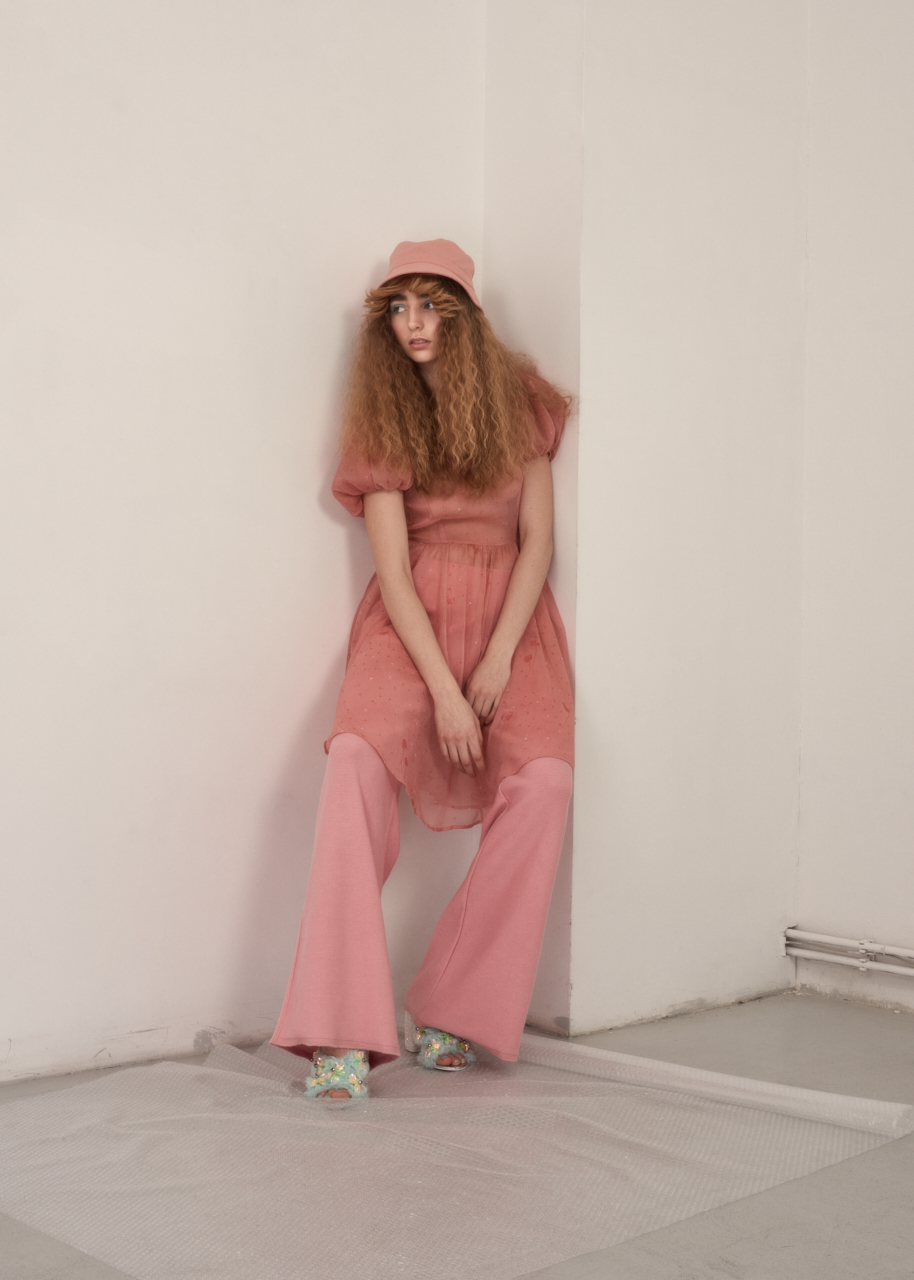 Go With The Fuzz — Dress Stine Goya Pants Molli Shoes & Hat ASOS iPhone case Iphoria