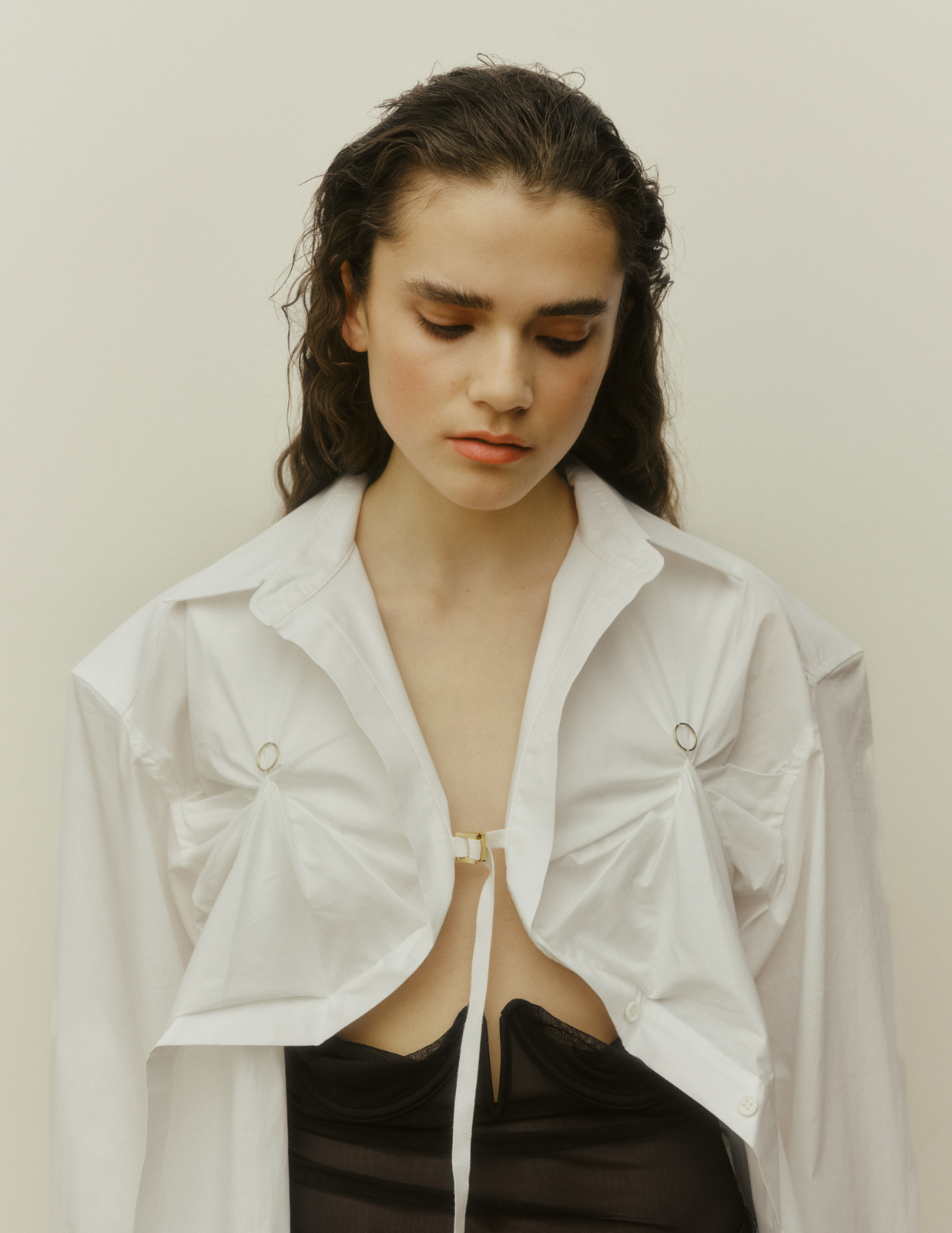 Softness In Structure — Blouse Jacquemus Body Wolford