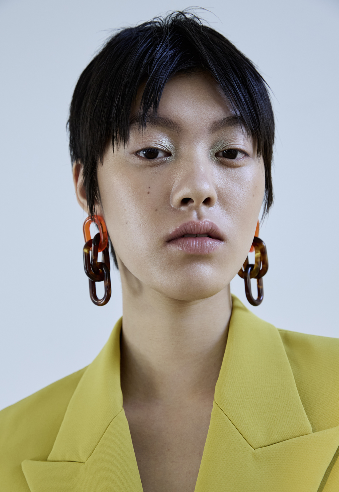 Subdued Vivid — Earrings COS Suit Face To Face Style